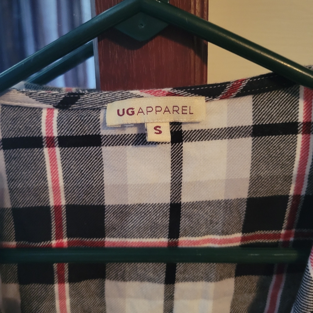 Flannel cardigan